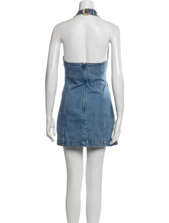 Cult Gaia Halterneck Mini Dress