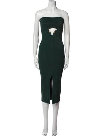 Cult Gaia Strapless Knee-Length Dress
