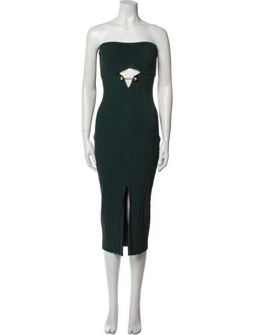 Cult Gaia Strapless Knee-Length Dress