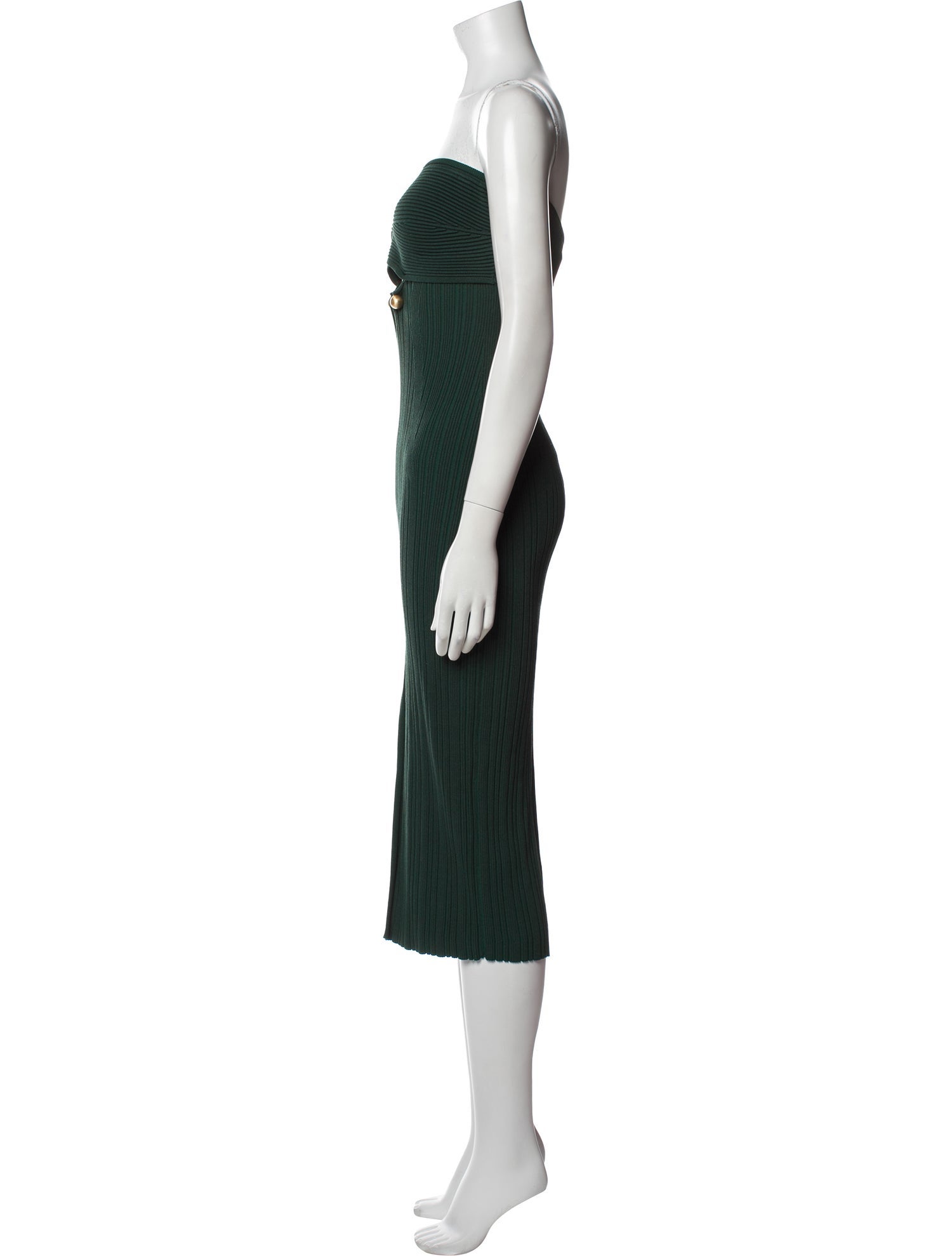 Cult Gaia Strapless Knee-Length Dress