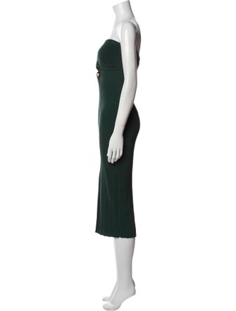 Cult Gaia Strapless Knee-Length Dress
