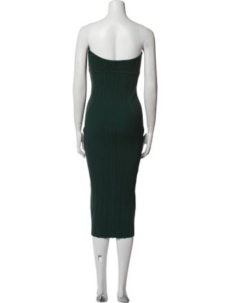 Cult Gaia Strapless Knee-Length Dress