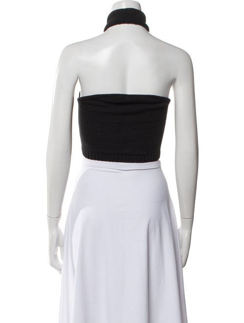 Cult Gaia Halterneck Sleeveless Crop Top