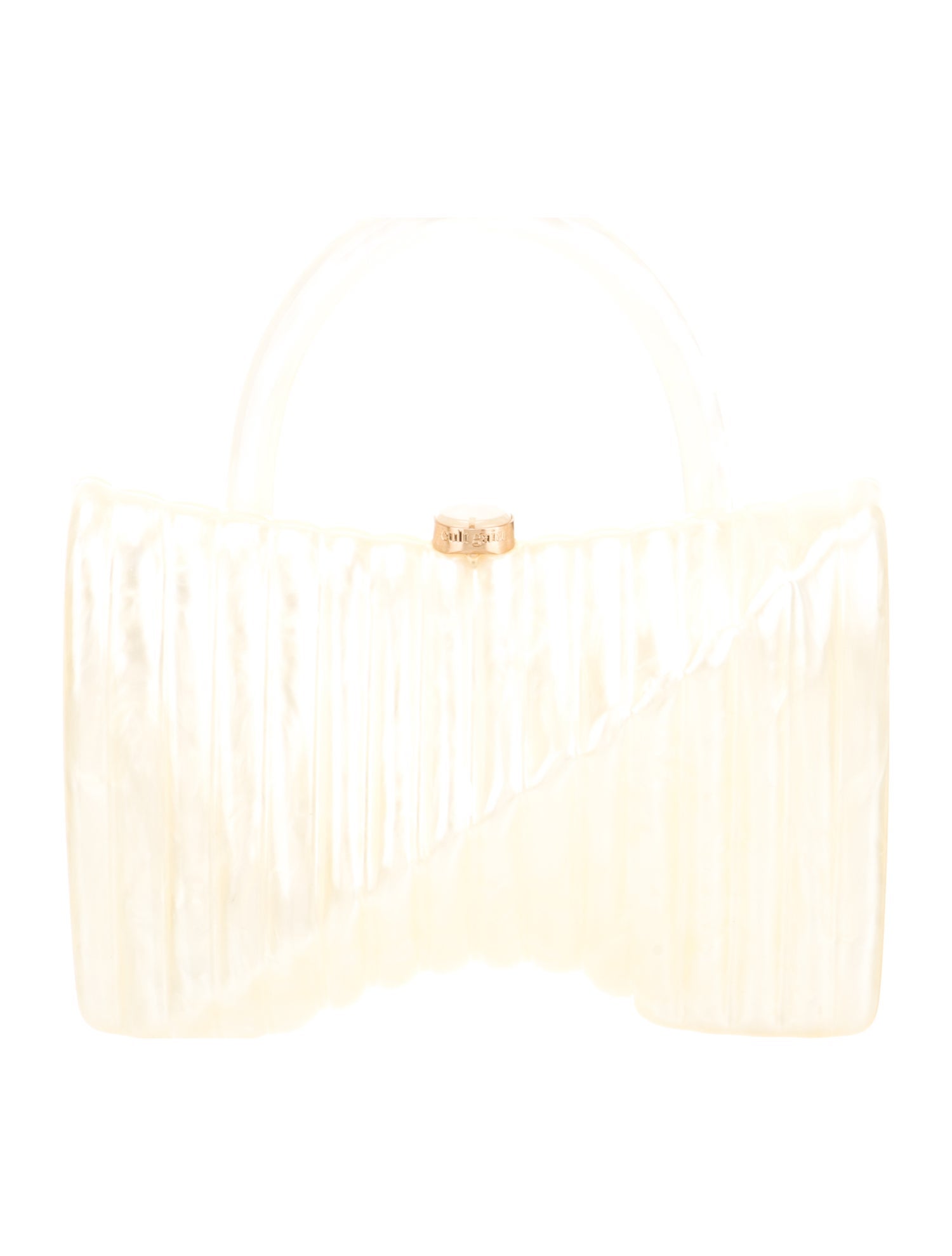 Cult Gaia Acrylic Top Handle Bag