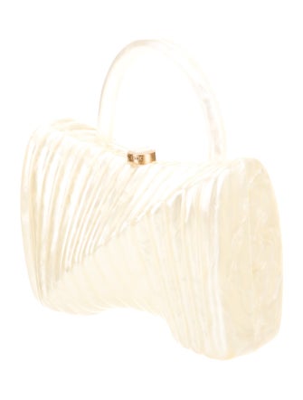 Cult Gaia Acrylic Top Handle Bag