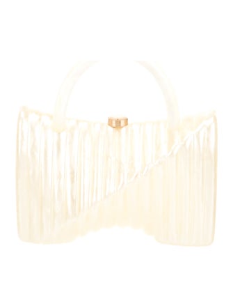 Cult Gaia Acrylic Top Handle Bag