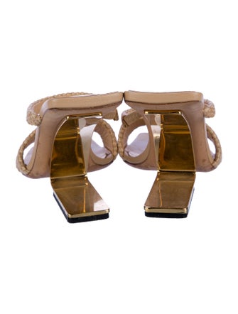 Cult Gaia Raffia Slides