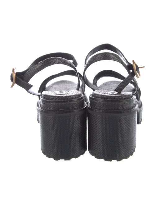 Cult Gaia Straw Espadrilles