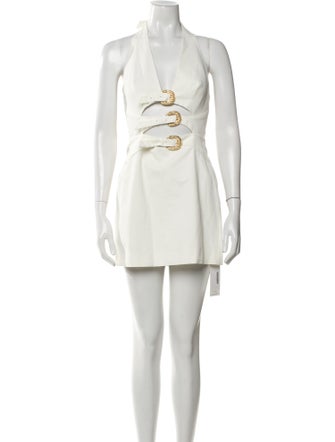 Cult Gaia V-Neck Mini Dress