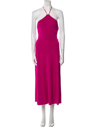 Cult Gaia Halterneck Midi Length Dress