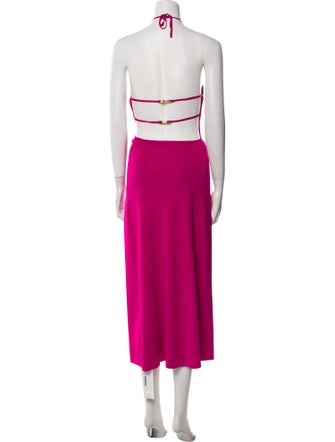 Cult Gaia Halterneck Midi Length Dress