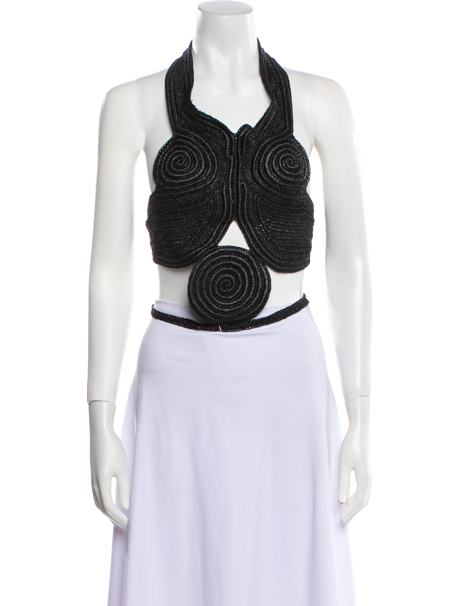 Cult Gaia Halterneck Sleeveless Crop Top w/ Tags