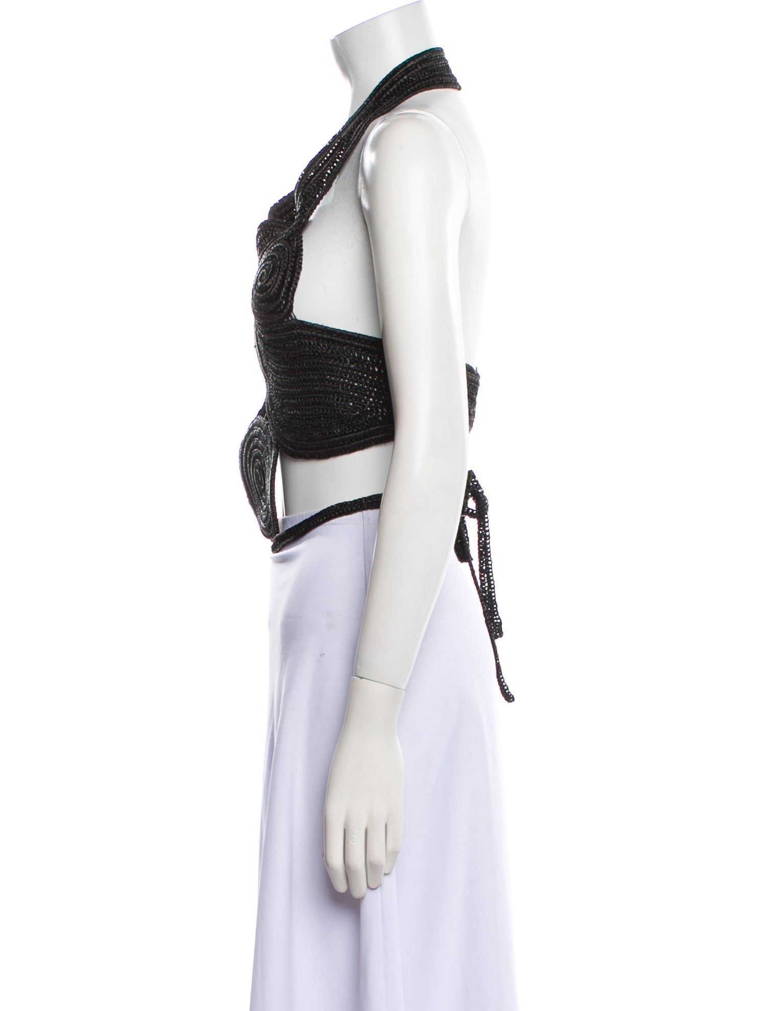 Cult Gaia Halterneck Sleeveless Crop Top w/ Tags