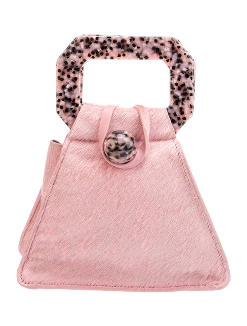 Cult Gaia Ponyhair Top Handle Bag