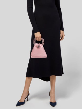 Cult Gaia Ponyhair Top Handle Bag