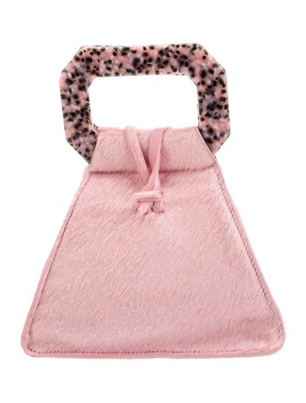 Cult Gaia Ponyhair Top Handle Bag