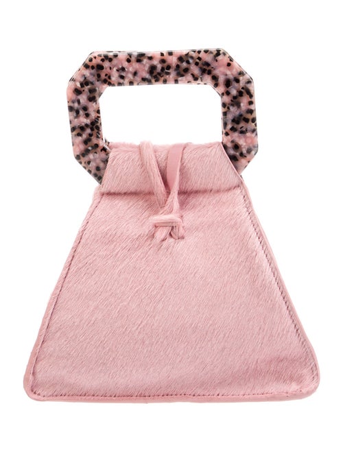 Cult Gaia Ponyhair Top Handle Bag