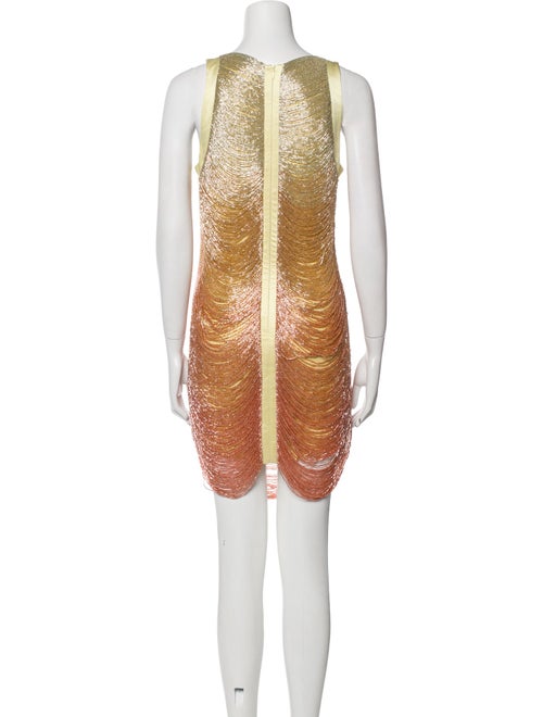 Cult Gaia Bateau Neckline Mini Dress