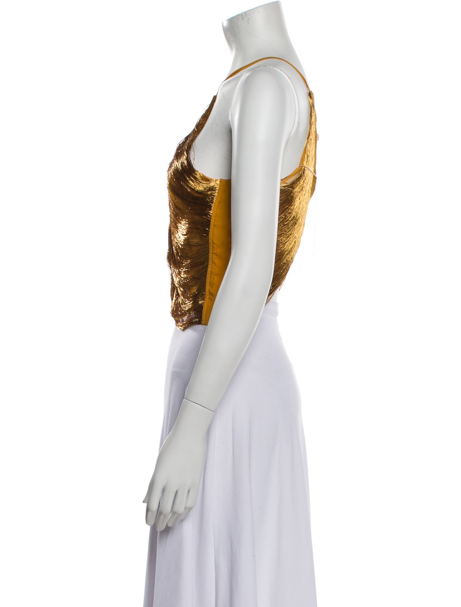 Cult Gaia Halterneck Sleeveless Crop Top w/ Tags