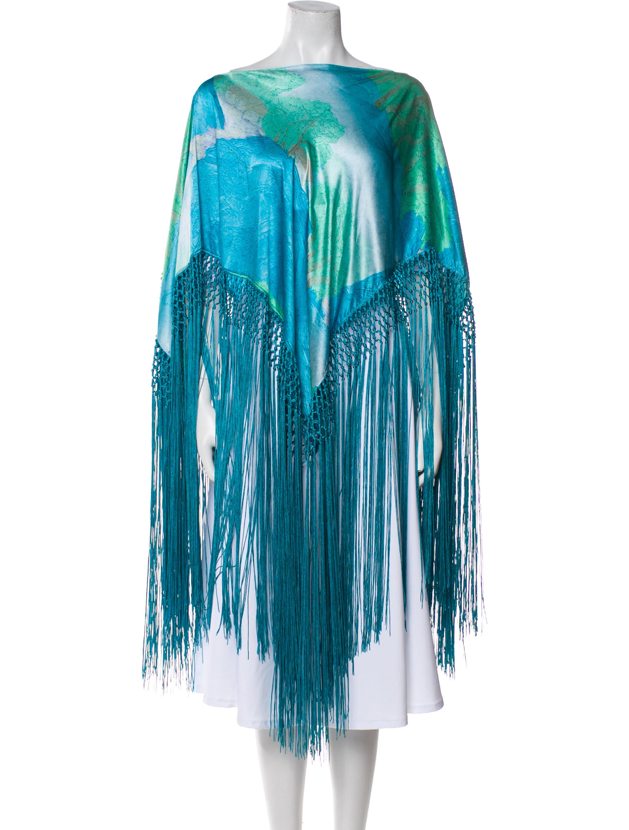 Cult Gaia Silk Printed Tunic