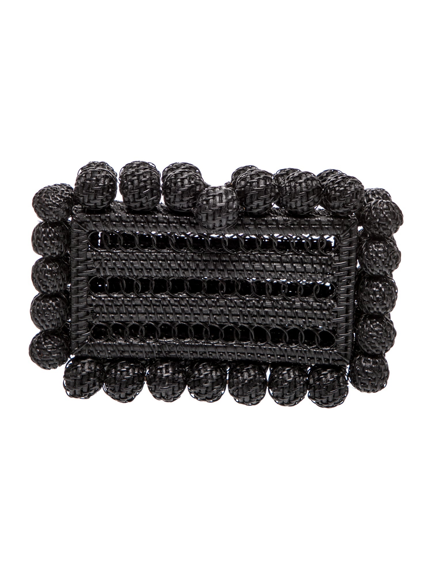 Cult Gaia Wicker Minaudière