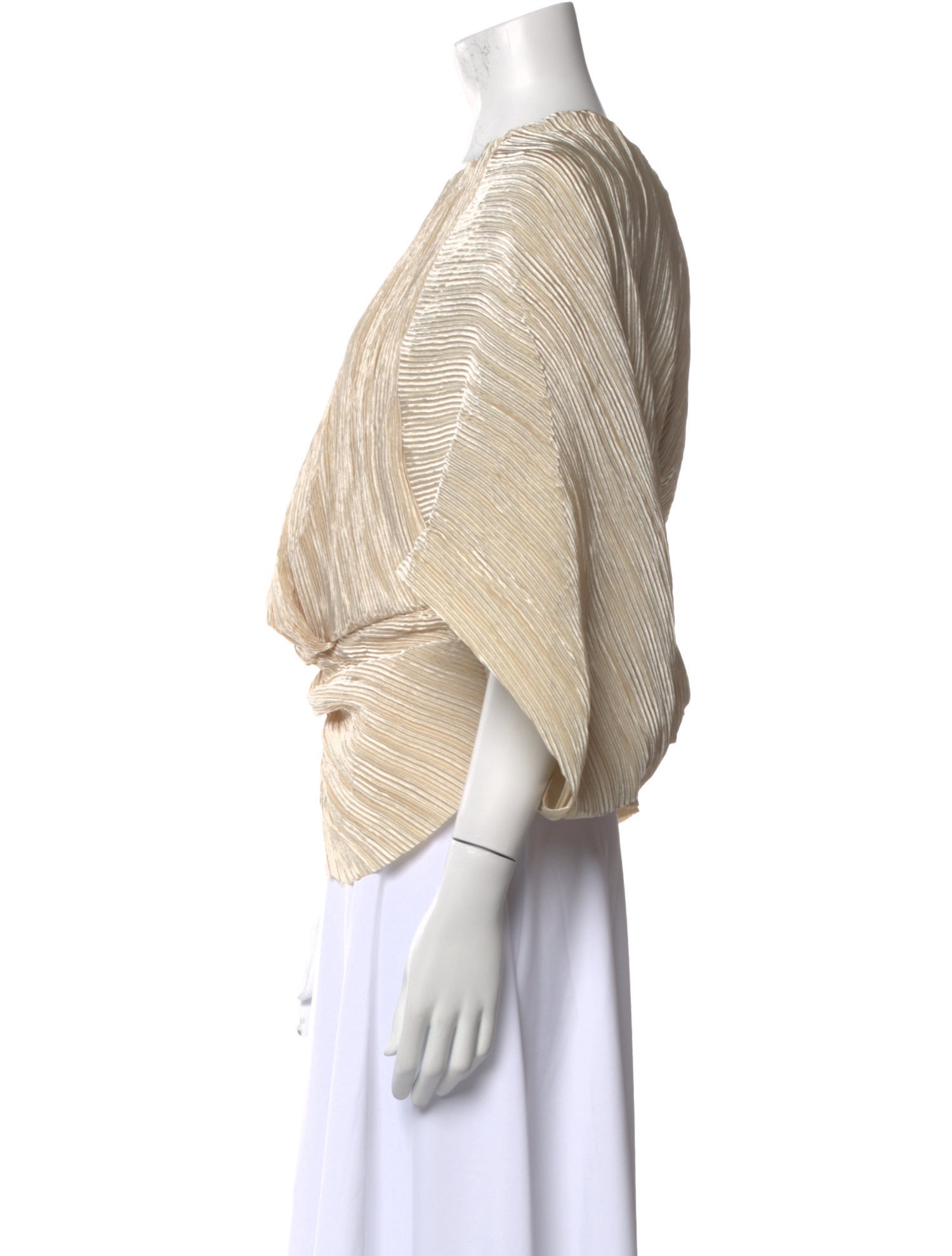 Cult Gaia Bateau Neckline Three-Quarter Sleeve Top w/ Tags