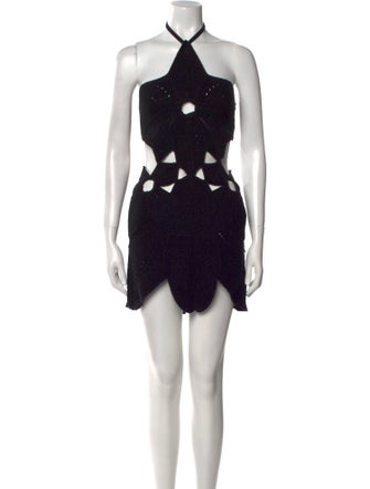 Cult Gaia Crochet Mini Dress