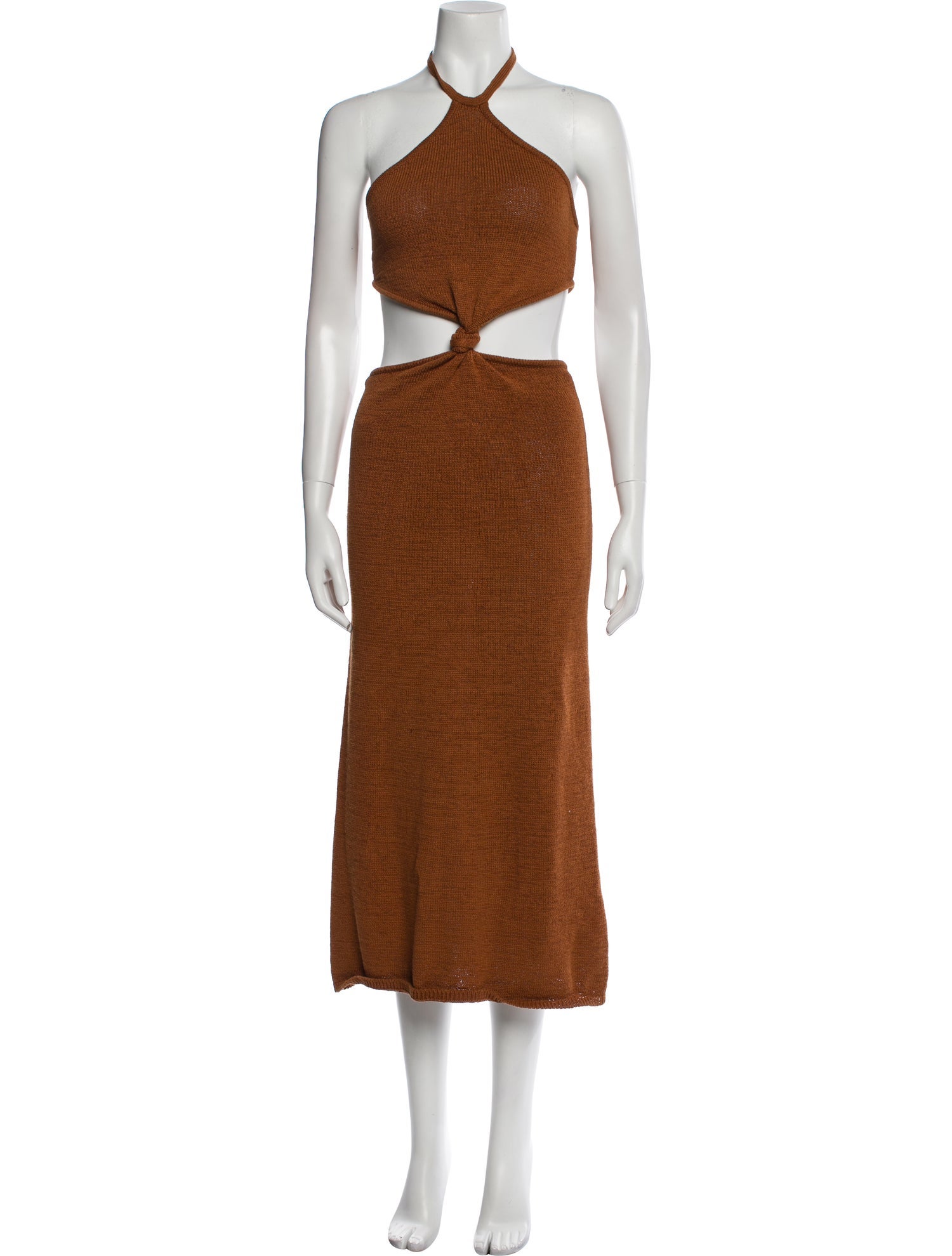 Cult Gaia Halterneck Long Dress