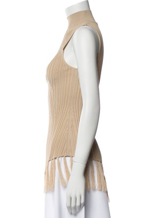 Cult Gaia Mock Neck Sleeveless Tunic