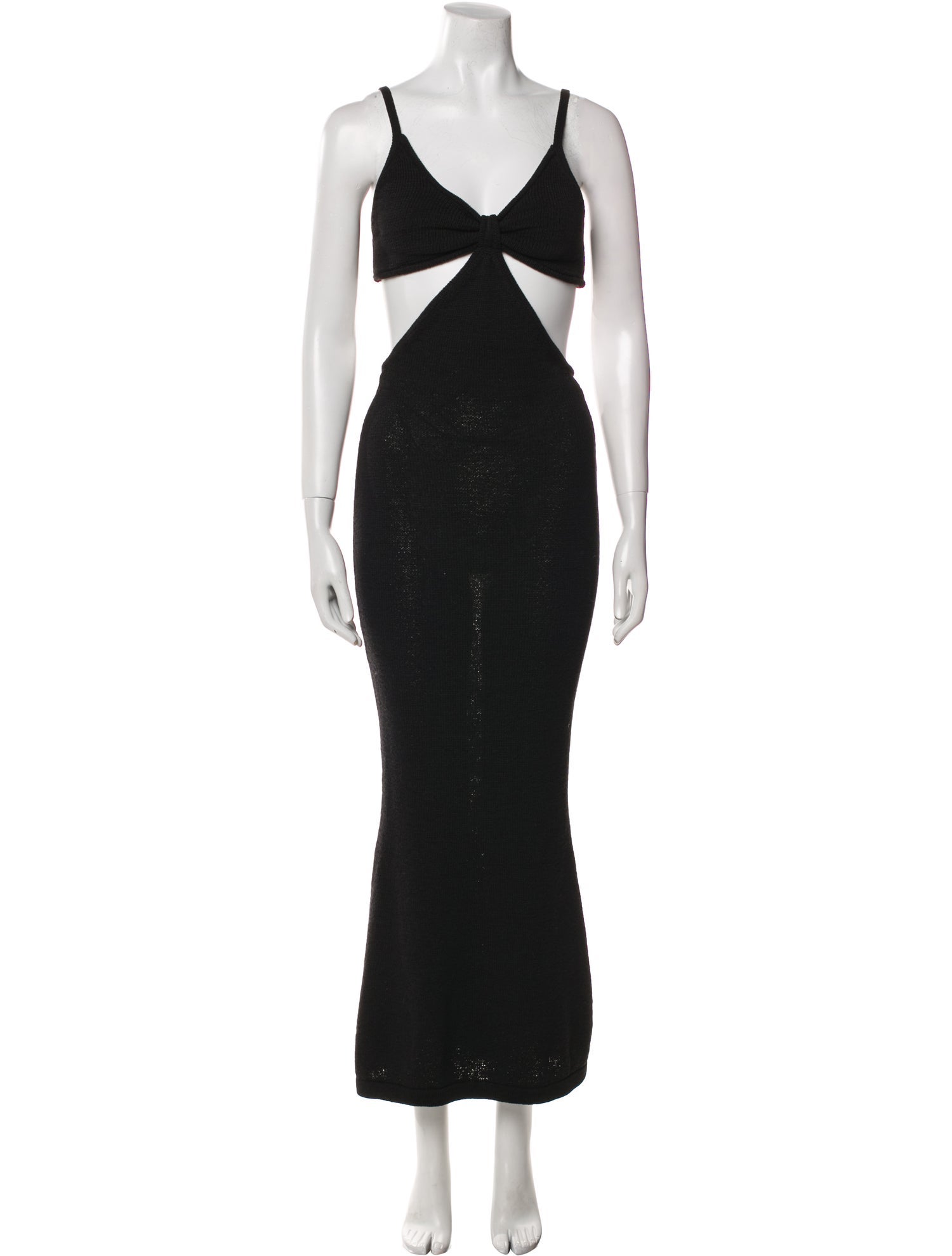 Cult Gaia V-Neck Long Dress