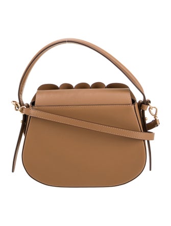 Cult Gaia Leather Shoulder Bag