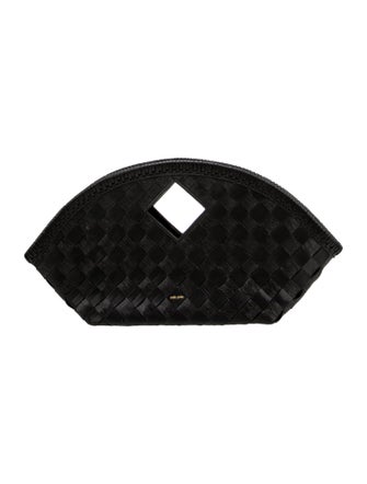 Cult Gaia Leather Top Handle Bag