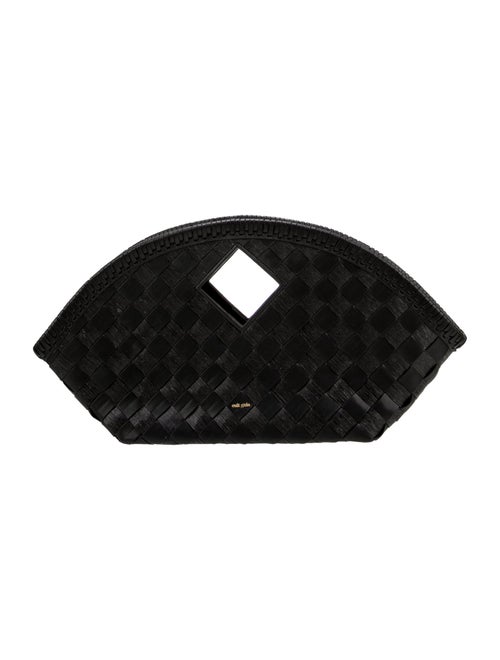 Cult Gaia Leather Top Handle Bag