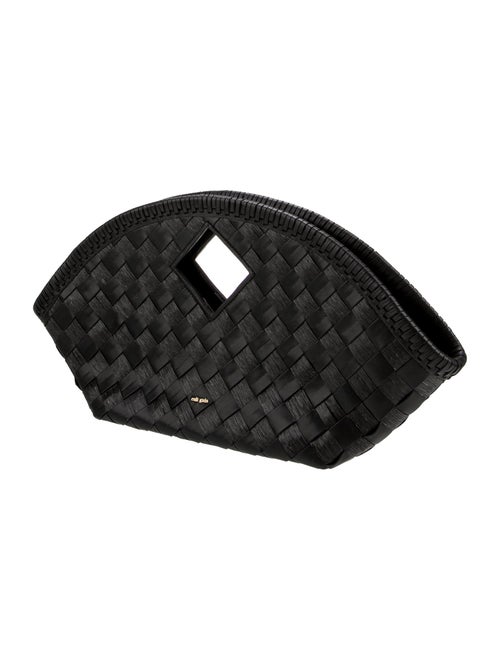 Cult Gaia Leather Top Handle Bag