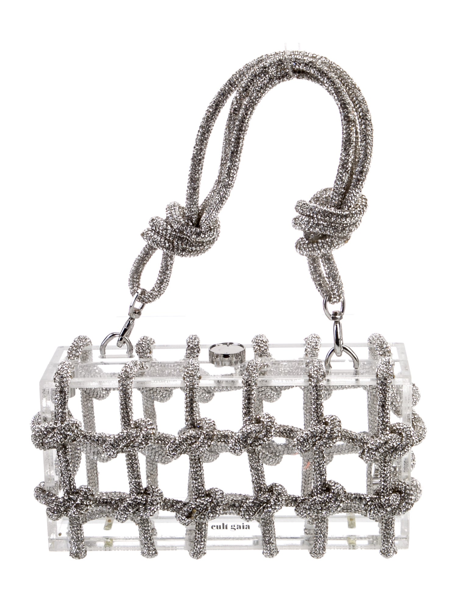 Cult Gaia Crystal Top Handle Bag