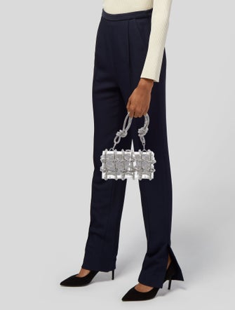 Cult Gaia Crystal Top Handle Bag