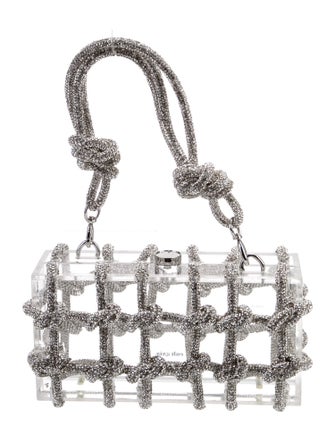 Cult Gaia Crystal Top Handle Bag