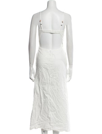 Cult Gaia V-Neck Midi Length Dress