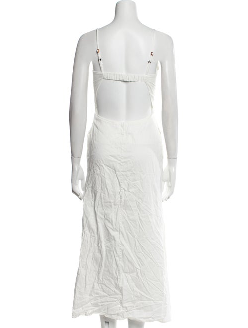 Cult Gaia V-Neck Midi Length Dress