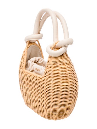 Cult Gaia Wicker Top Handle Bag