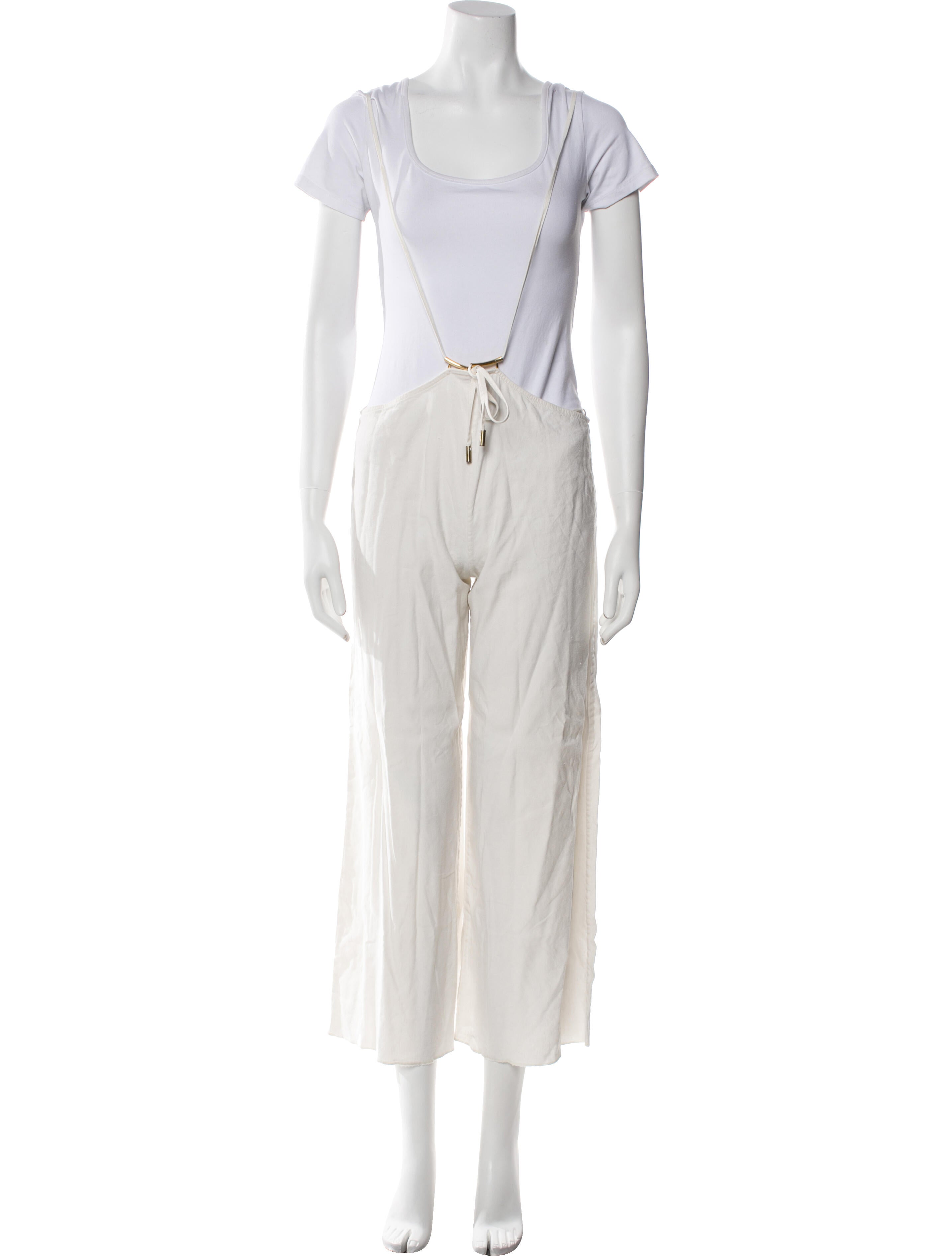 Cult Gaia Linen Wide Leg Pants