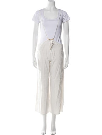 Cult Gaia Linen Wide Leg Pants