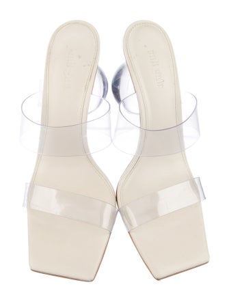 Cult Gaia Leather Slides