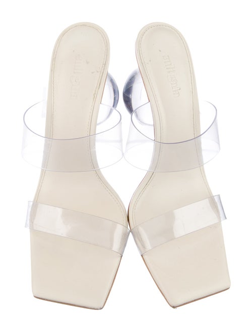 Cult Gaia Leather Slides