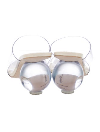 Cult Gaia Leather Slides