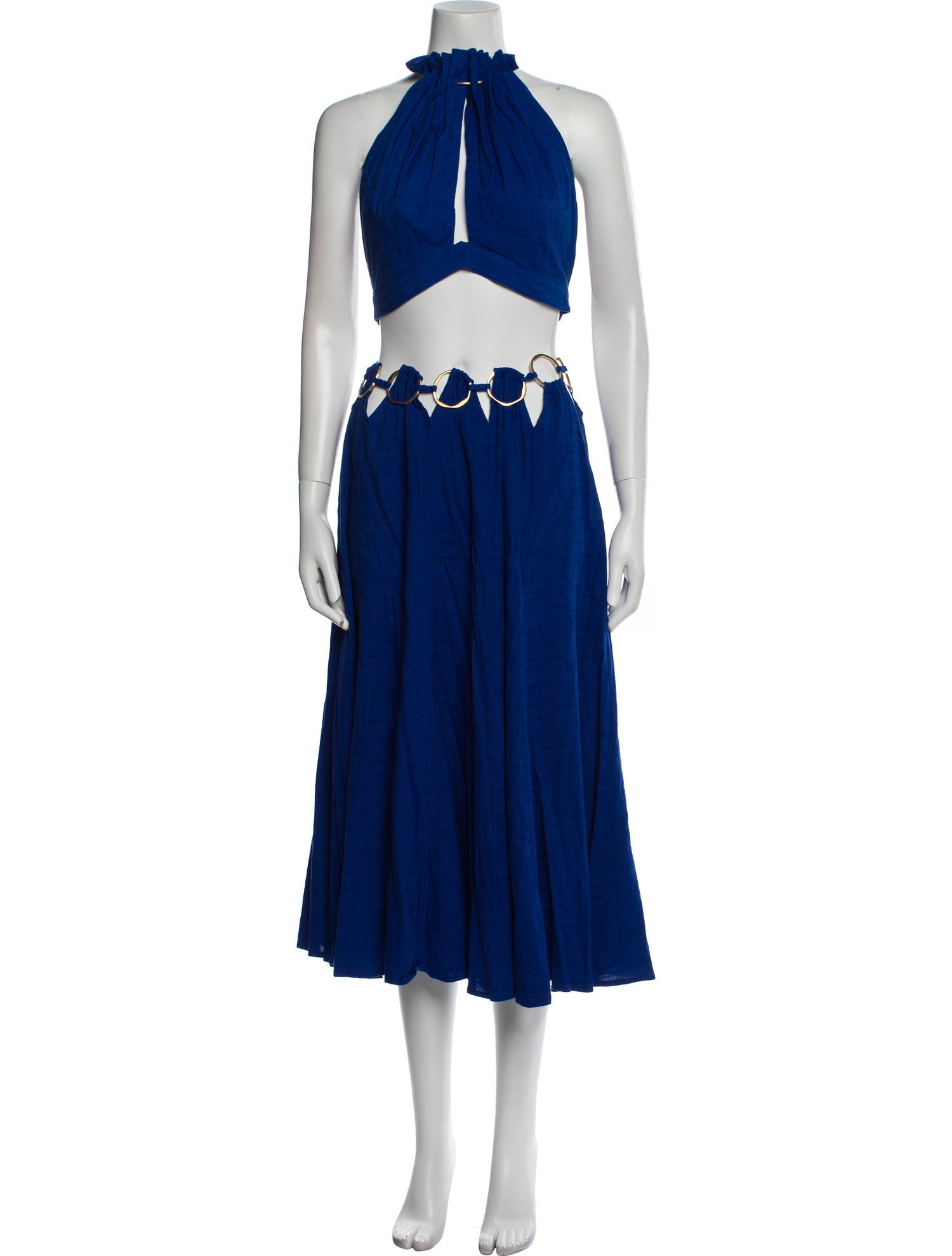 Cult Gaia Halterneck Long Dress