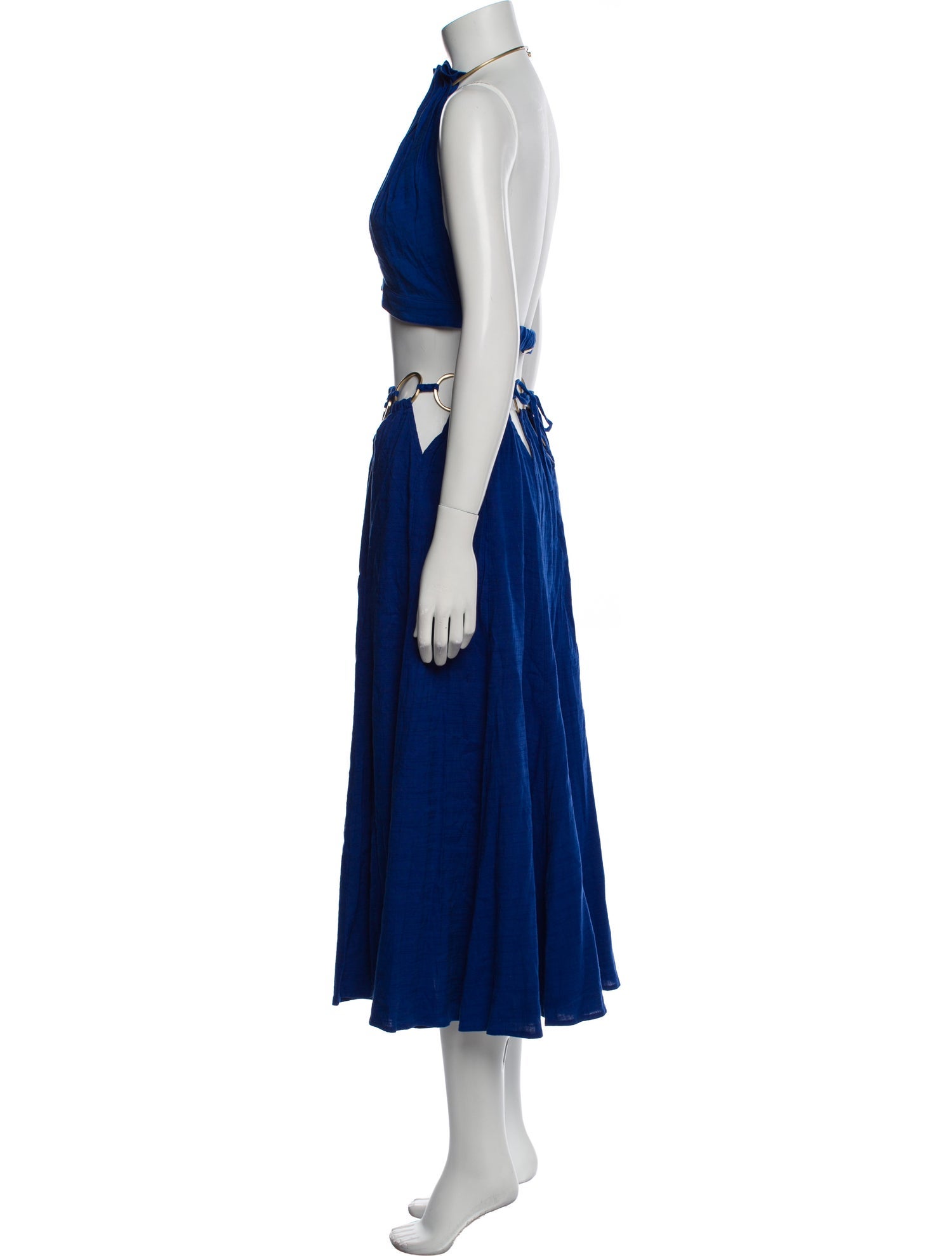 Cult Gaia Halterneck Long Dress