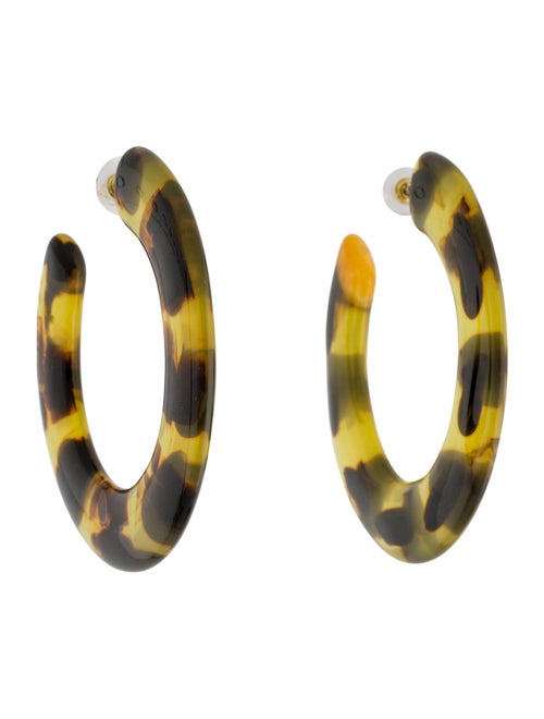Cult Gaia Resin Kennedy Hoop Earrings