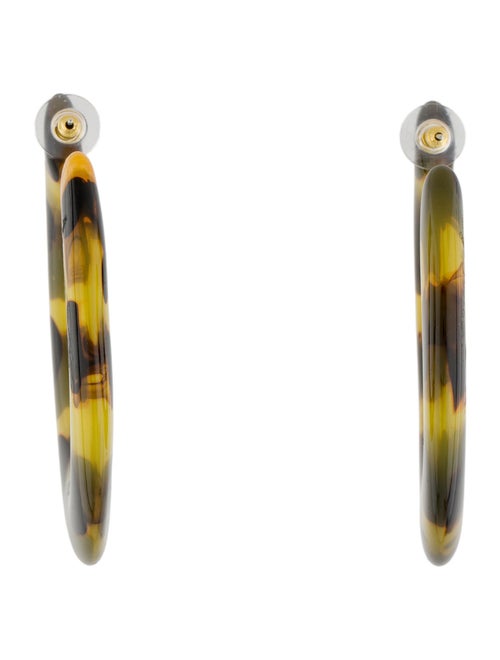 Cult Gaia Resin Kennedy Hoop Earrings