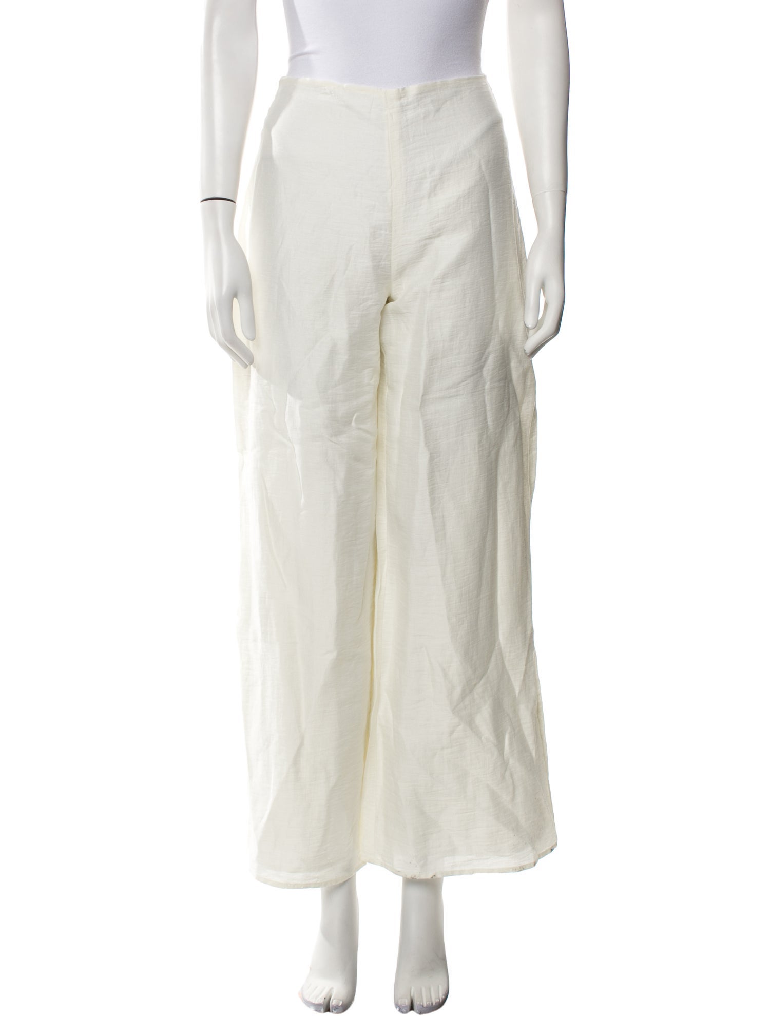 Cult Gaia Linen Wide Leg Pants